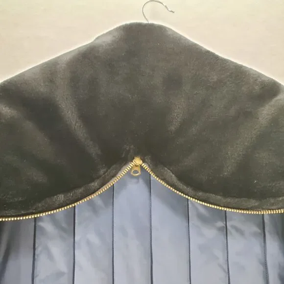 XL Vintage Photo Coat HUGE Interior Pockets Camera Gear Jacket Quilted Long - Picture 5 of 13